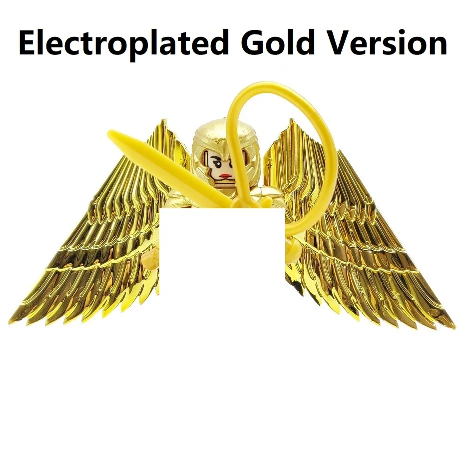 2020 Новый Гальванизированный Золотой боевой доспех чудо-женщина строительные