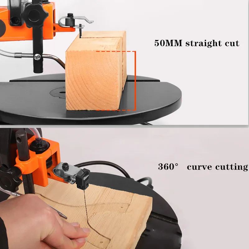 Станок для изготовления изделий из дерева с настольным проводом для пильных, строгальных и резцовых работ.