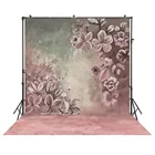 Фон для фотосъемки с изображением картина маслом с изображением розовых цветов для новорожденных портретный фон для фотостудии фон для фотосъемки съемки реквизит W-4698