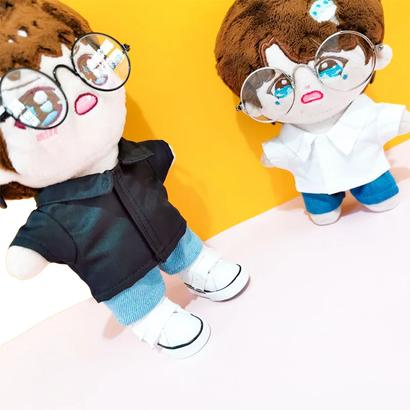 

[MYKPOP] Одежда и аксессуары для кукол KPOP: футболка обувь под брюки, набор из 3 предметов для куклы 20 см (без куклы), коллекция фанатов SA20080102