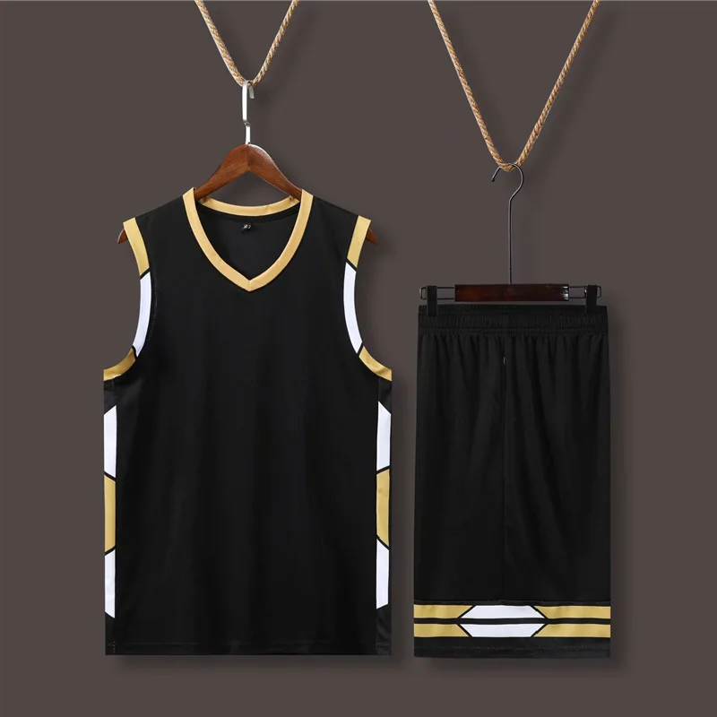 

Men's Basketball Jersey Customized Sports Suit Women's Youth Breathable Sleeveless Shorts Suit Training Competition Wholesale