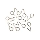 S-образные крючки с металлическим кольцом для автомобиля, грузовика, внедорожника, чехлы на сиденья автомобиля, Лидер продаж, 100 шт., сумка для хранения крючков, школьный портфель, различные крючки, 100 шт.