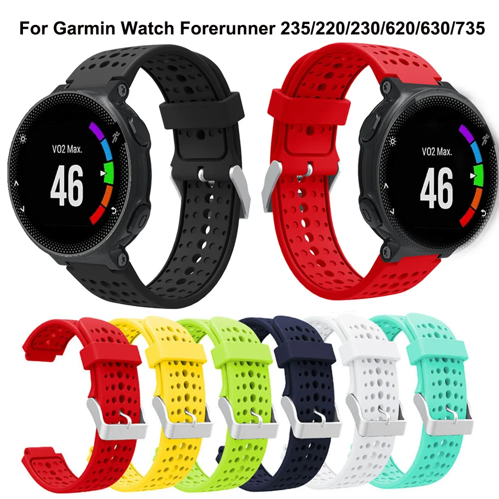 Сменный Цветной силиконовый ремешок для часов с набором инструментов Garmin Forerunner