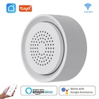 Умная Wi-Fi Стробоскопическая сирена Tuya, 100 дБ детектор звука и светильник, сигнализация, совместима с Alexa Google Home Tuya Smartlife APP, Прямая поставка