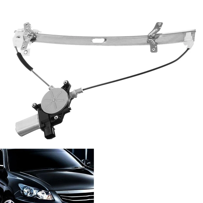 Передний стеклоподъемник с мотором для Honda Accord Coupe W/двигатель 2003-2007 72210-SDG-H01 741-307