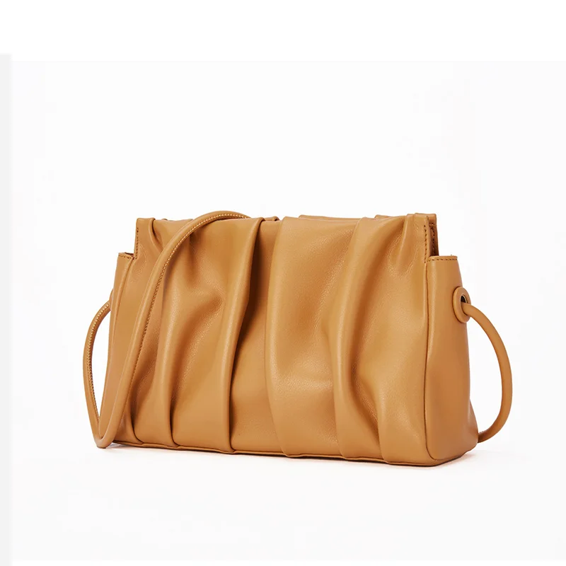 2021 new fashion cloud bag, versatile Fold bag, shoulder bag, Messenger Bag, underarm bag, leather fashion handbag