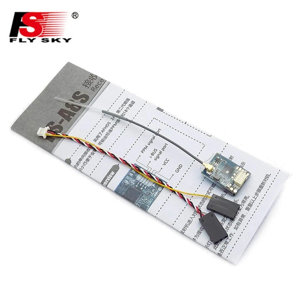 Flysky FS-A8S A8S V2 2.4G 8CH Mini Receiver PPM i-BUS SBUS Output For FS-i6 FS-i6S Airplane FPV Racing Drone transmitter - купить по