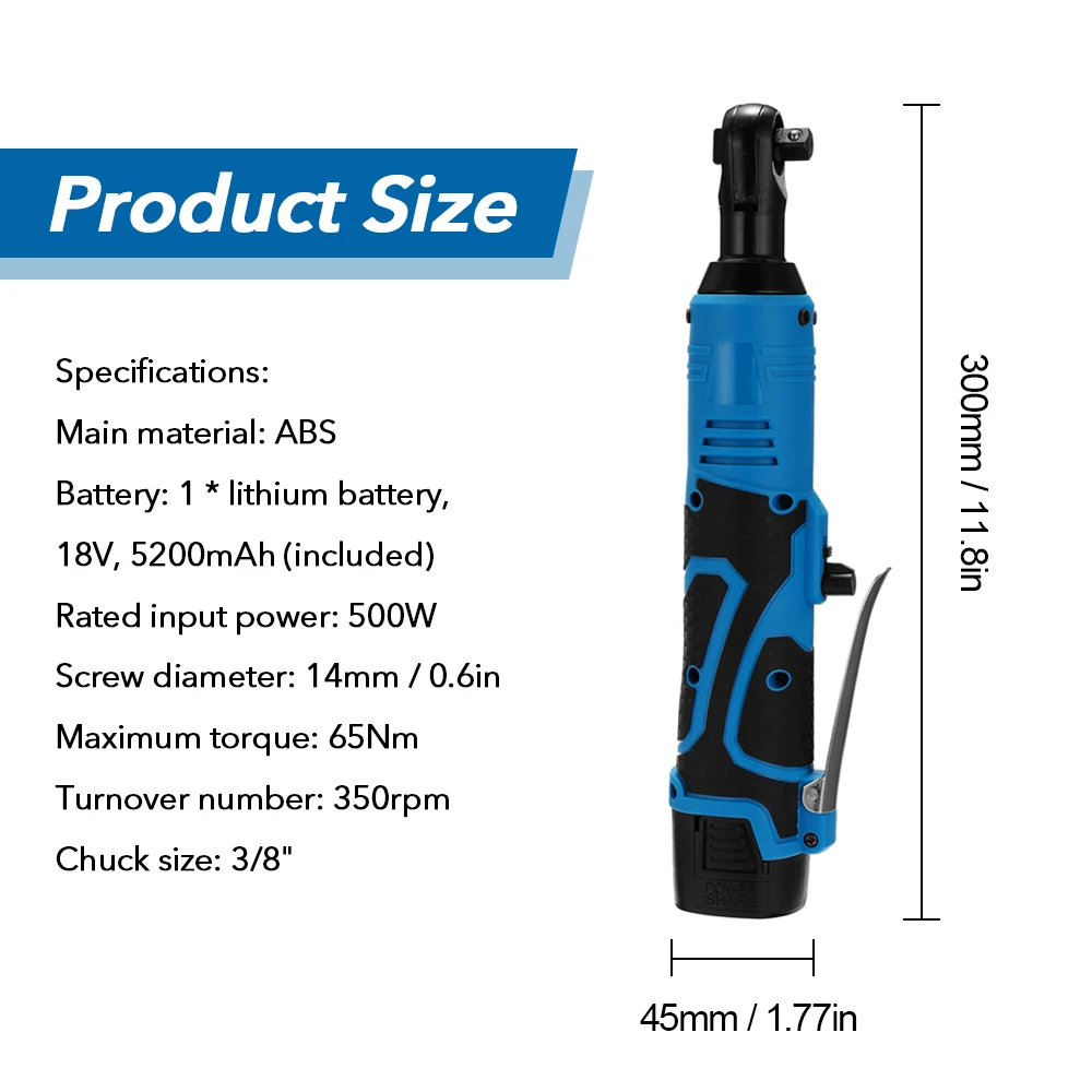 Многофункциональный беспроводной Перезаряжаемый электрический ключ 18 в 3/8 дюйма
