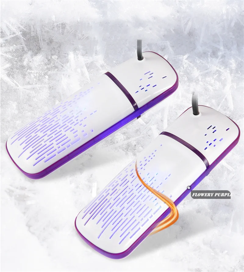 Taşınabilir kayak çizme ayakkabı kurutucu antibiyotik UV isıtıcı elektrikli Deodorant dört zamanlama seçenekleri isıtma teleskopik ayar GX05