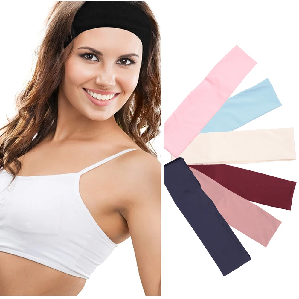 

Эластичная лента для волос для занятий йогой и бегом