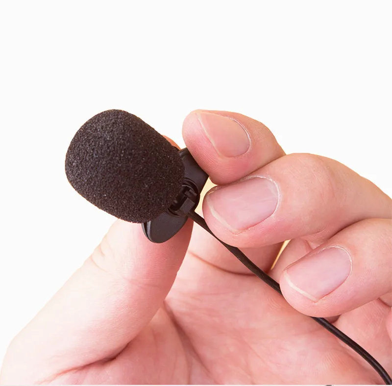 Портативная мини-вспышка с креплением на лацкане проводные стерео-микрофоны для