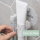Портативный держатель для зубных щеток, диспенсер для зубных щеток, домашние аксессуары, органайзер для зубной пасты стеллаж для хранения пластмассовый