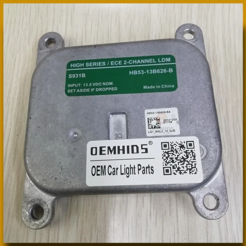 1 шт. OEMHIDS б/у- Explorer база XLT HB5Z-13C788-A высокого серии ECE 2-х канальный альфа-волокна светодиодный балласт S931B HB5313B626B