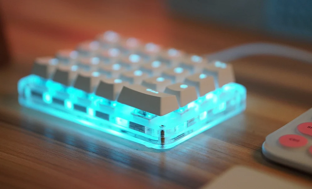 23 клавиши в одной руке механическая клавиатура для игрового рисования USB RGB