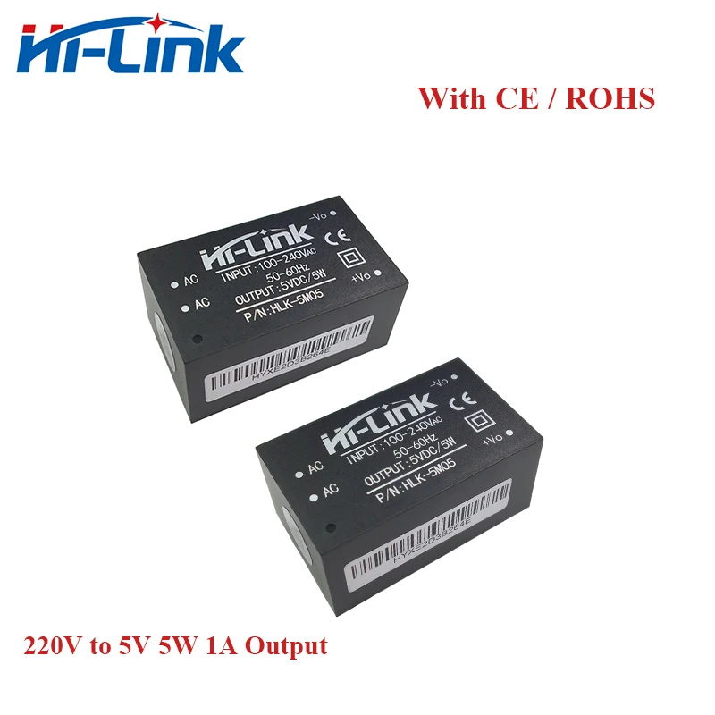 Понижающий понижающий модуль питания Hi-Link горячая Распродажа HLK-5M05 5M03 5M12 5M09 5M24 5 Вт