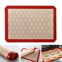 macaron non stick silicone baking mat cookie pad rolling dough mat baking gadget cake bakeware pastry tools for kitchen tools