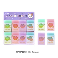 sweet planet candy eraser creative clean without leaving any trace cute gradient color student rubber school supplies