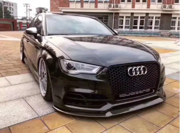 Автомобильный передний бампер A3 S3 из углеродного волокна разветвитель для губ