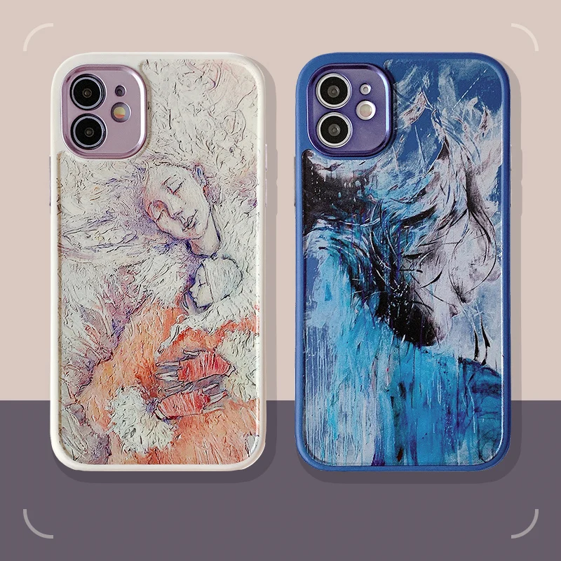 Чехол для телефона в стиле ретро с рисунком граффити iPhone 11 12 Pro Max Mini 7 8 Plus X XS XR SE 2020