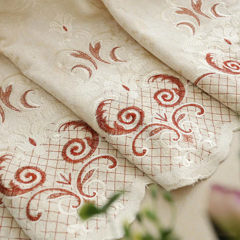 Color 2 Cloth Вышитые роскошные шторы в европейском стиле для гостиной зеленая ткань занавеса светомаскировки и прозрачная занавеска s для спальни - Цвет: Color 2 Cloth