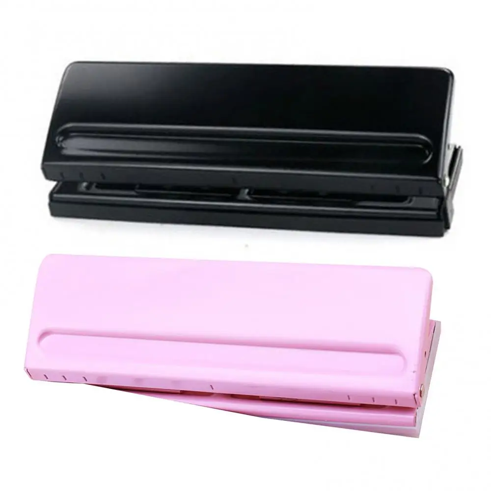 Holes Puncher Anti-slip 6 Durable Paper Punch Tool with Positioning Ruler for Office | Канцтовары для офиса и дома