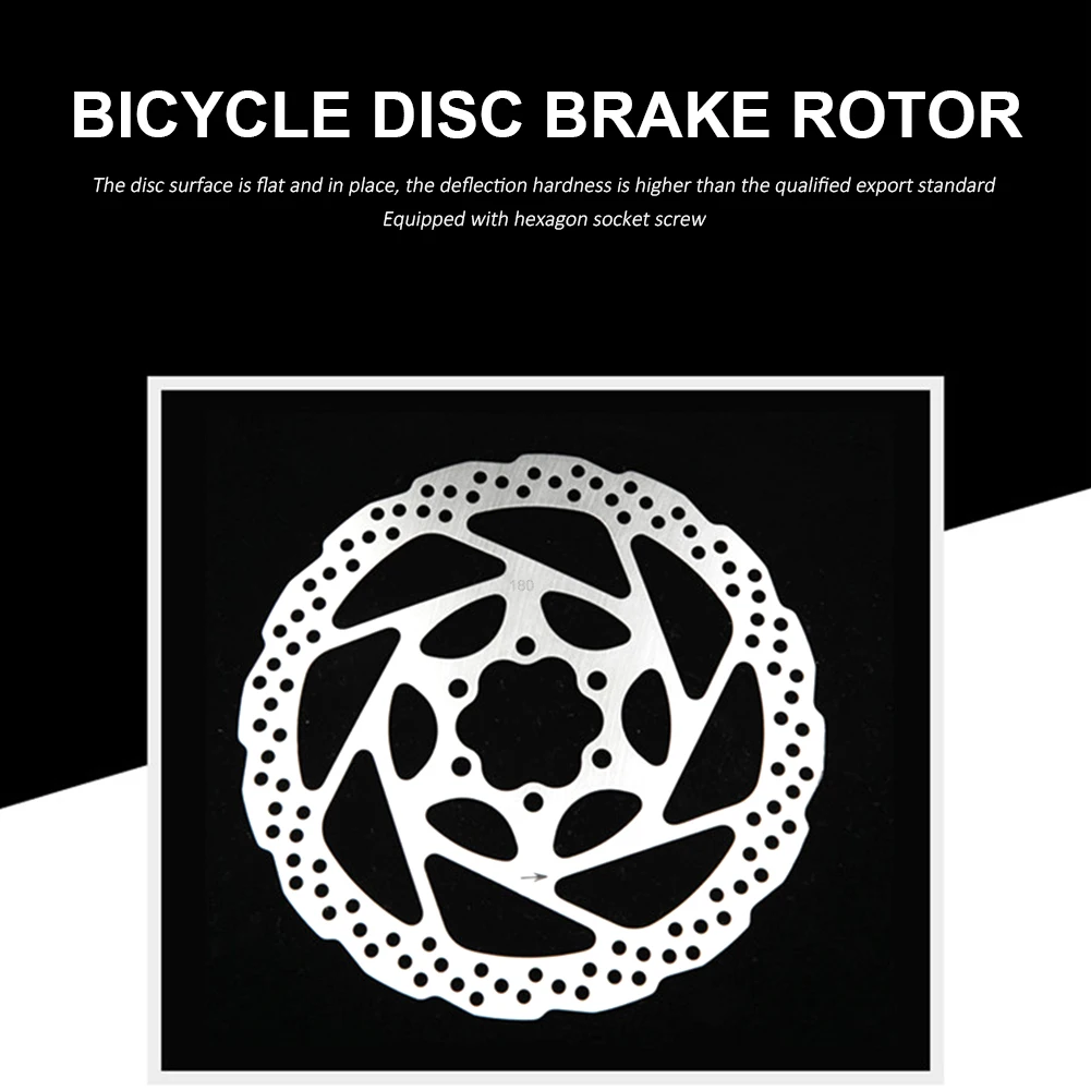 

Bicycle Disc Brake Rotor 140mm/180mm for Mountain Bikes Road Bikes with 6 Bolts MTB Bike Parts High Quality High