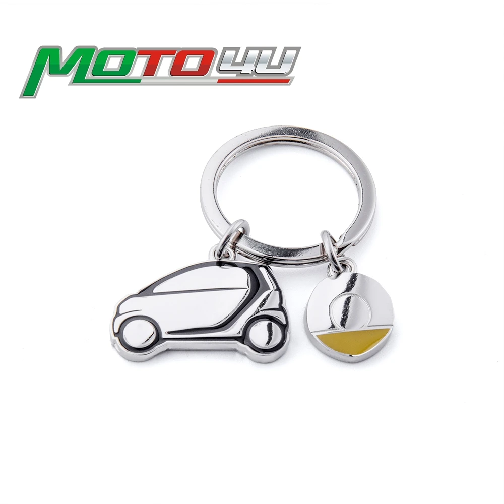 Stainless Steel Double sided design Kaychain For Smart Car Key Chain Keyrings Ring two 451 | Автомобили и мотоциклы