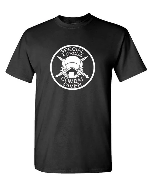 

Special Forces Combat Diver - Unisex Cotton T-Shirt Tee Shirt Tee