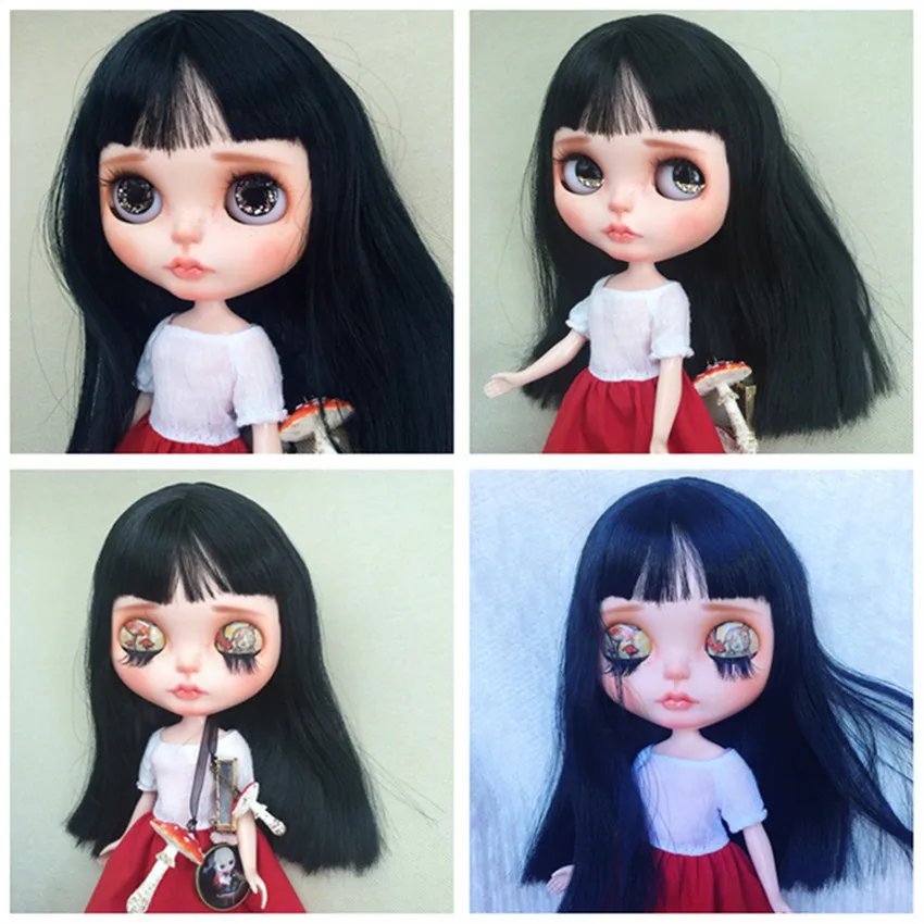 

Fashion Simple Red Dress for Blyth Doll Licca Azone Dolls Dress The Simple Dressing Doll Accessories