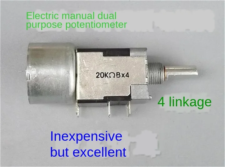 

Electric Manual Potentiometer 4 Linkage Electric Volume Potentiometer 5K 20K 50K