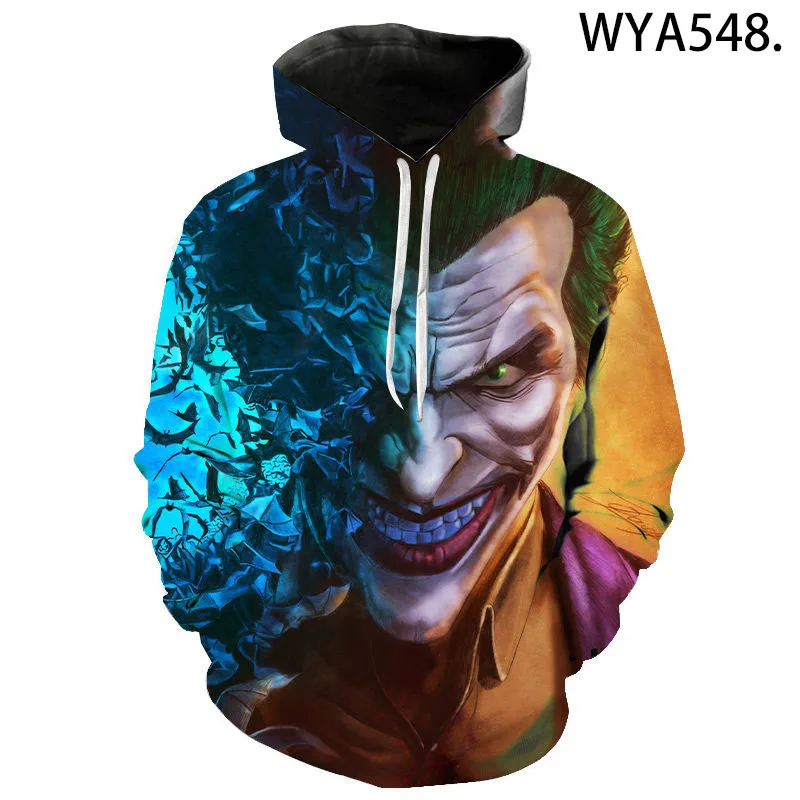 Толстовка с капюшоном для мужчин и женщин Модный свитшот 3D принтом пуловер