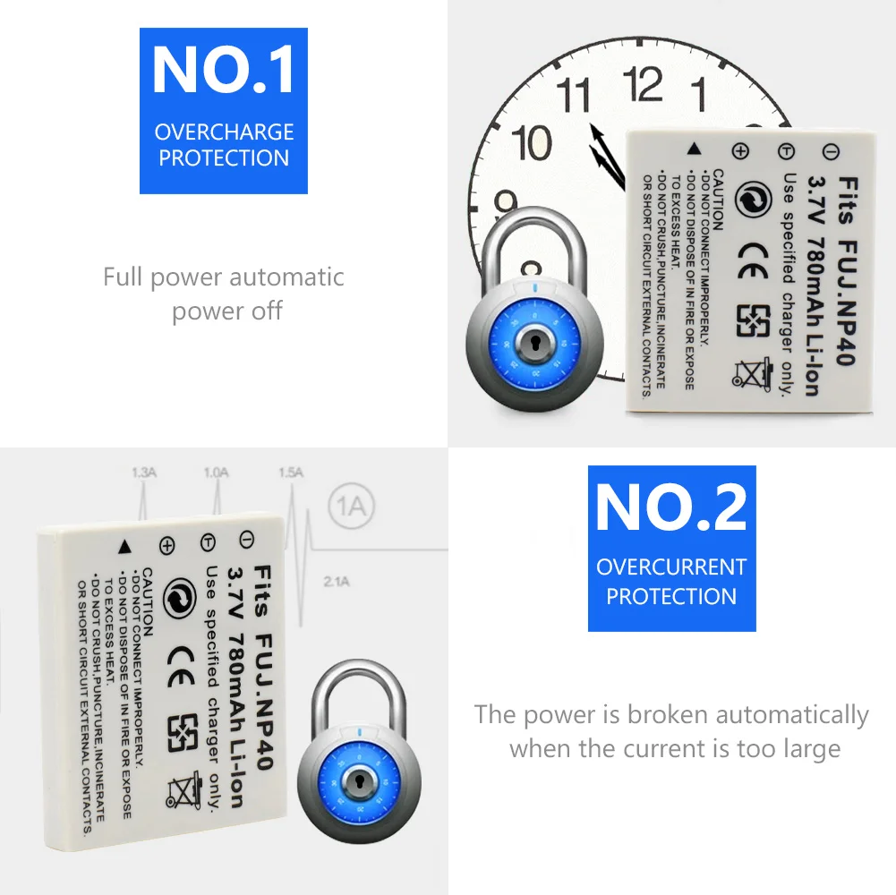 YCDC NP 40 40N D LI8 Li85 DLI 102 KLIC 7005 SLB 0737 780 мА/ч 3 7 V Перезаряжаемые Аккумулятор для Fujifilm FinePix