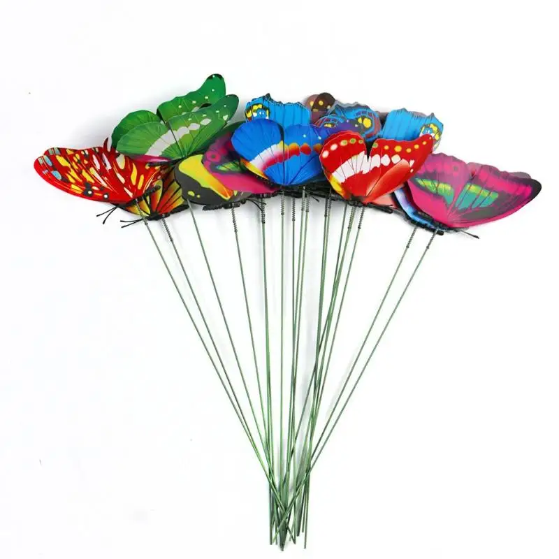 4 шт. декоративные бабочки из ПВХ | Дом и сад