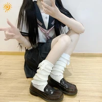 kawaii bow leg warmers college style uniform jk socks calf socks japanese short tube cute lolita socks lolita student socks