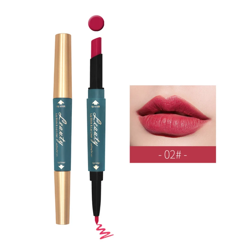 6 цветов с нарезкой на обоих концах косметика для губ помада карандаш Пикантные