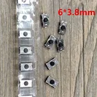 Сенсорный переключатель OkeyTech, 2 шт.лот, для автомобильных ключей, для Citroen, Peugeot, Opel, размер кнопки тактильного переключателя 6*3,8 мм