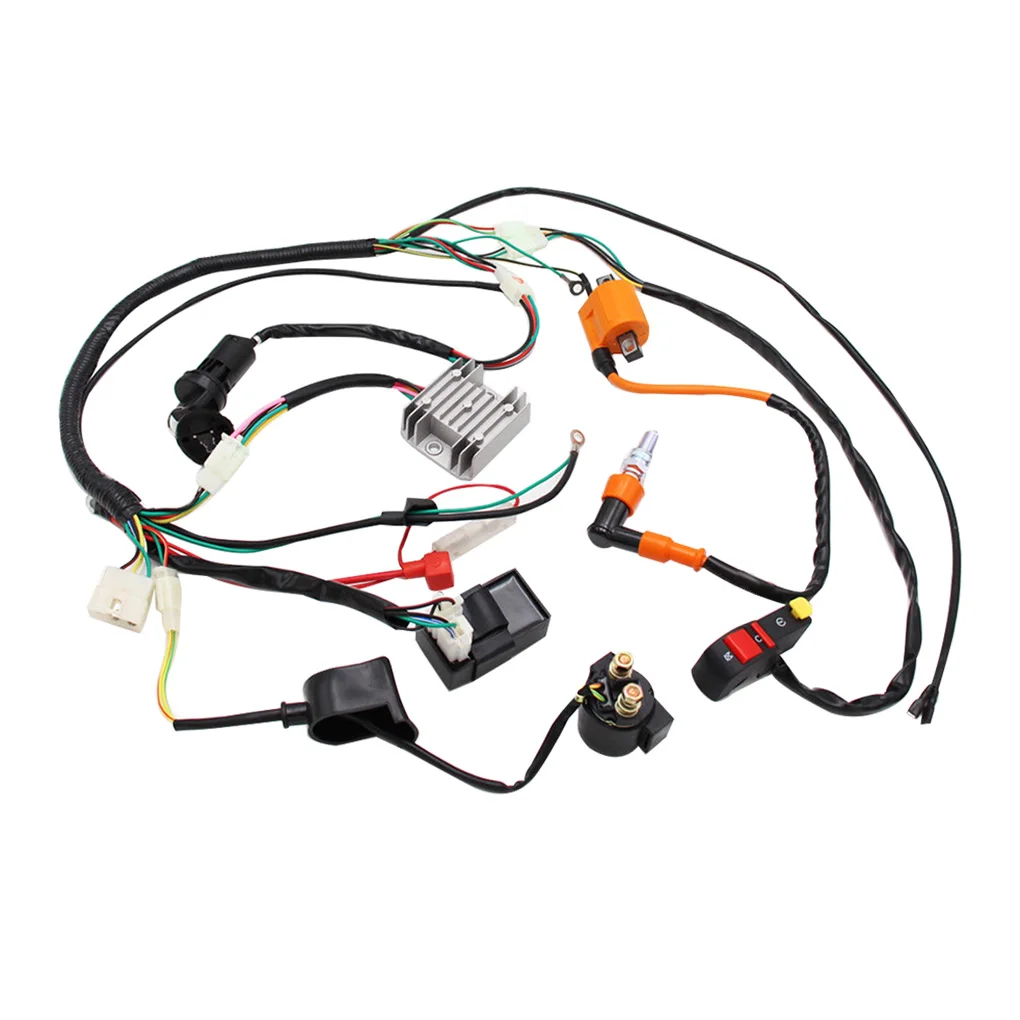 Замена для ATV QUAD 150/200/250/300CC высокое качество полная электропроводка жгуты