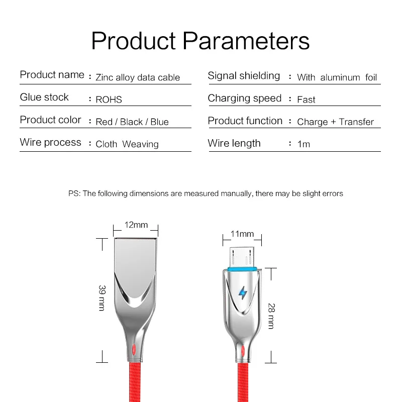 Магнитный зарядный кабель ANMONE для телефона Micro USB Type-c провод магнитный телефонный