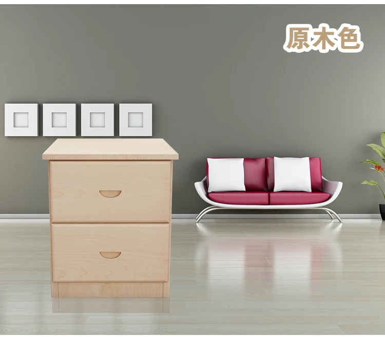 

Simple Bedside Cabinet Modern Receiving Small Mini Storage Solid Wood Bedroom Assembly Be