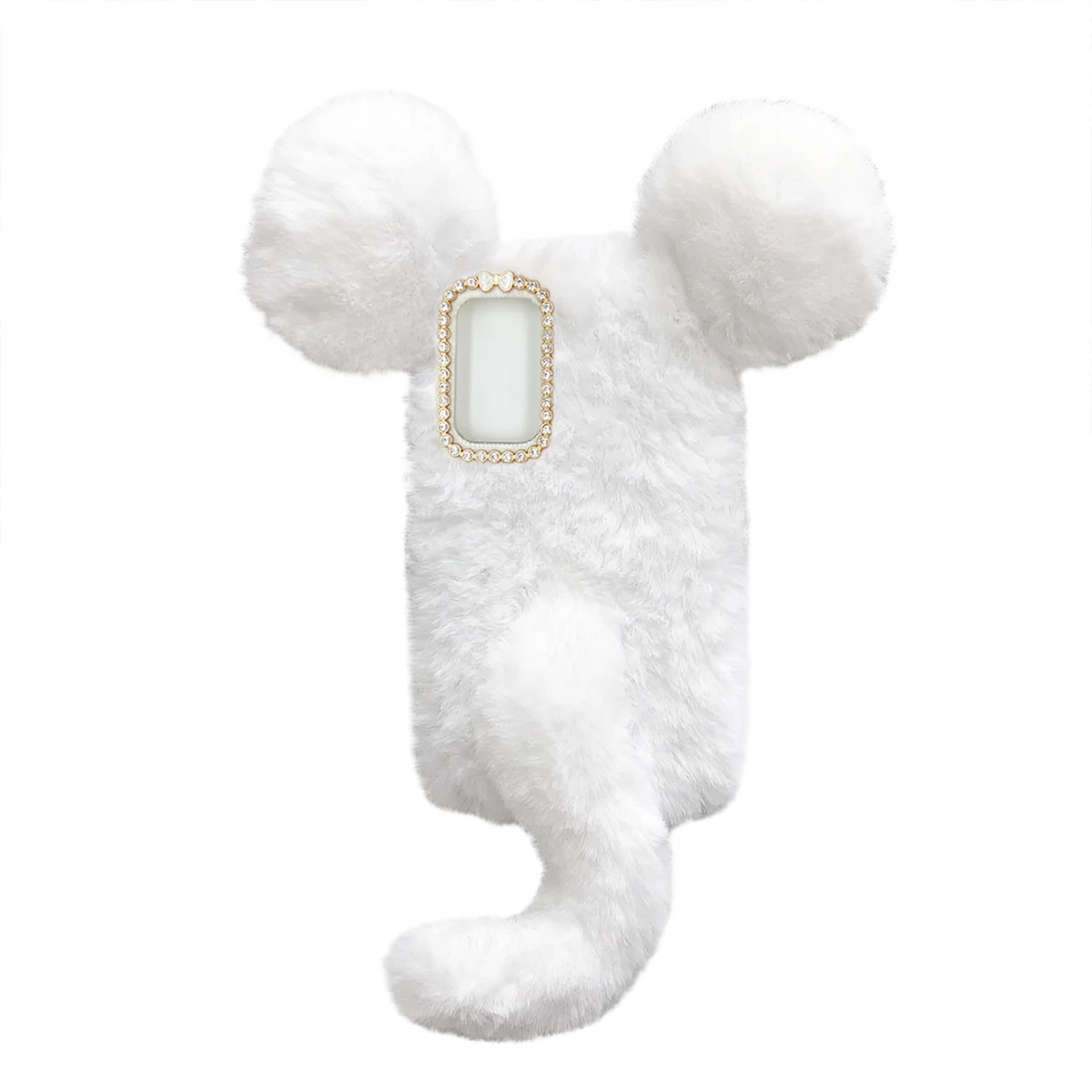 

Girls Fluffy Phone Case Girly Fuzzy Phone Shell Compatible with M32 5G