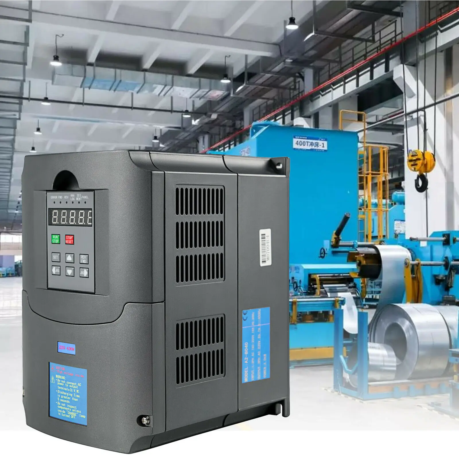 Трансформатор 4 кВт 220 В 5 л.с. VFD преобразователь частоты с контролем скорости