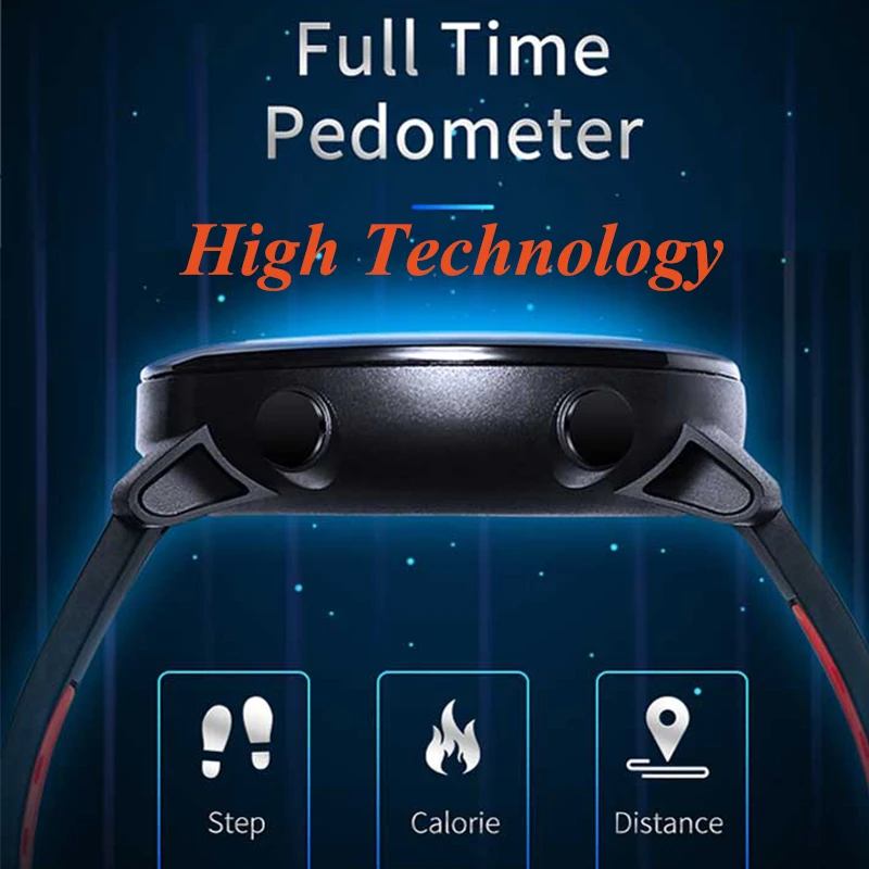 Смарт часы с напоминанием о звонках и сообщениях круглые спортивный браслет 1 3