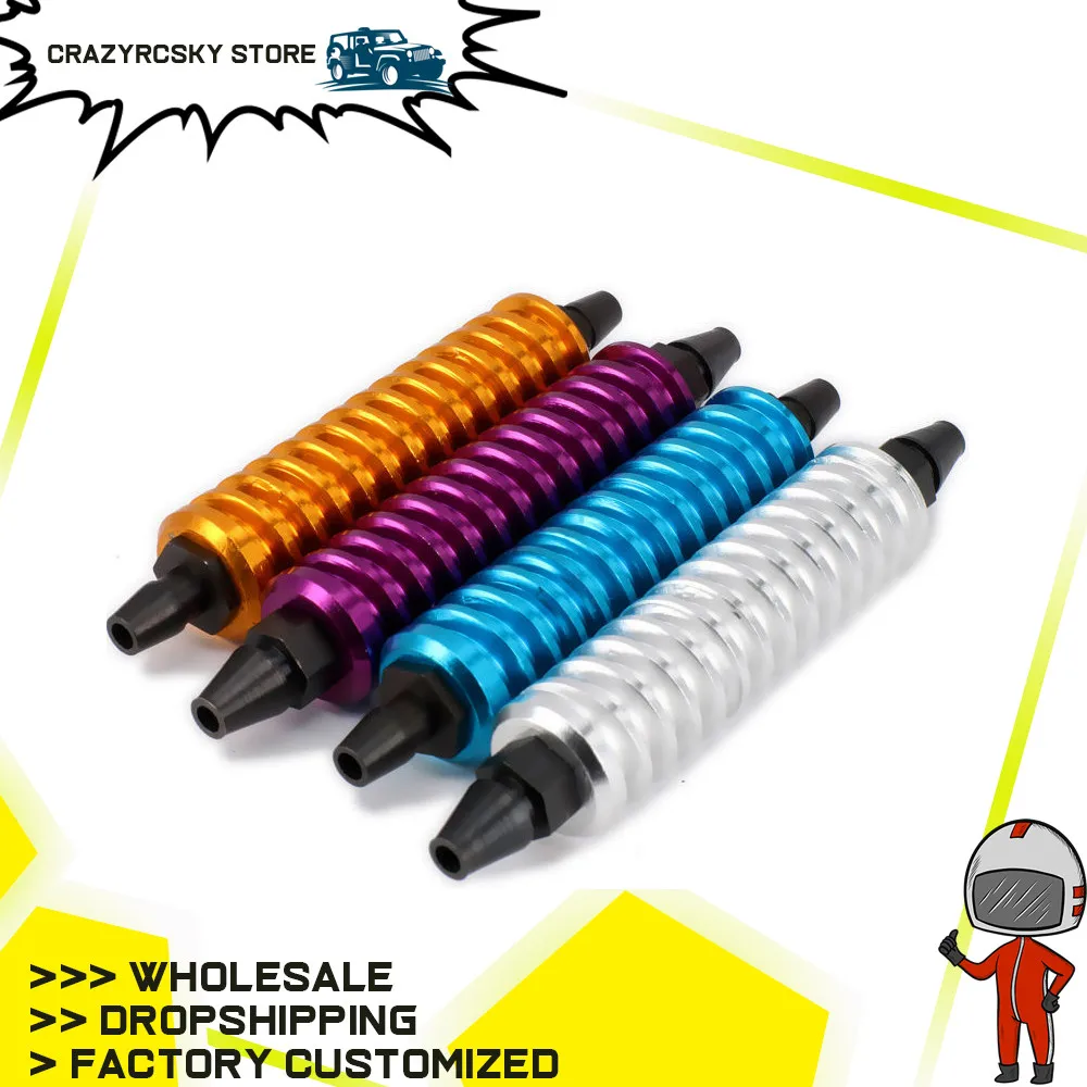 Сплав алюминия нитро выхлопной газ/топливо/обратно охладитель давления 1/10 1/8 RC