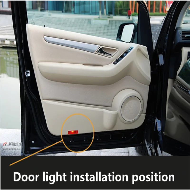 Автомобильный Стайлинг 1 пара фонари Приветствия к двери автомобиля 12 В проектор