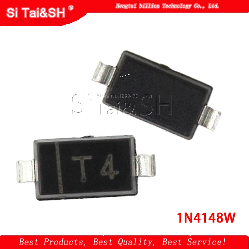 100 шт. 1206 1N4148W T4 1N4148 IN4148 SOD-123 переключательный диод SOD123