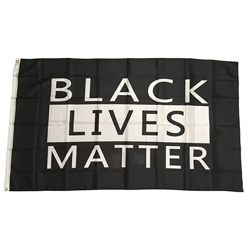 Черная живая материя флаг BLM Peace Protest 3x5 спорт цифровая печать для улицы или