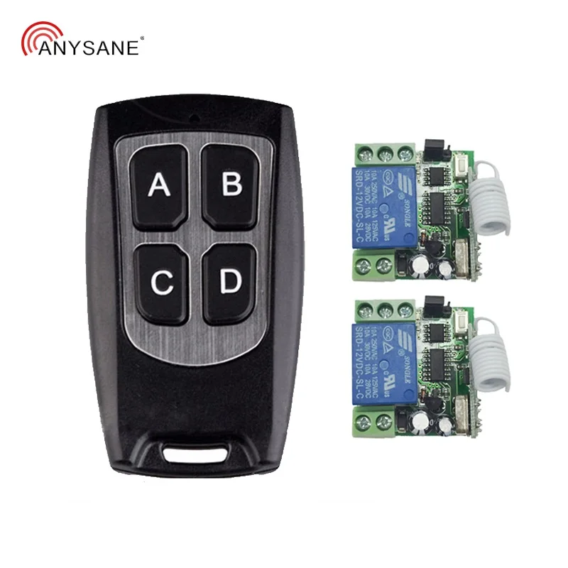 Универсальный радиочастотный передатчик 433 МГц с дистанционным управлением DC 12V