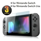 Закаленное защитное стекло для экрана Nintendo Switch NS 9H, пленка для экрана Nintendo s Switch Lite Nintendo, 3 упаковки