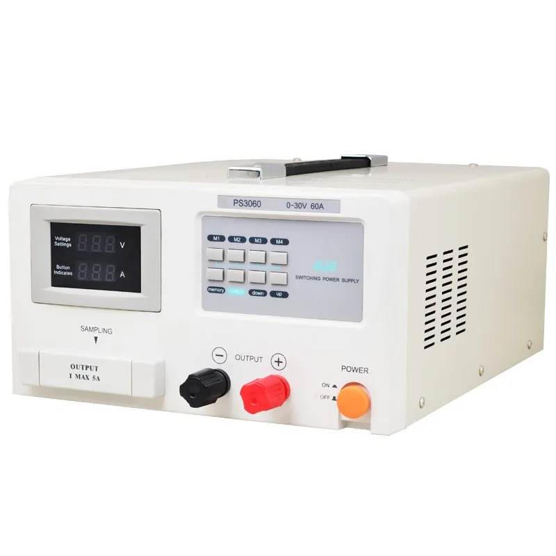 Регулируемый блок питания постоянного тока PS3060 3 значный дисплей регулятор