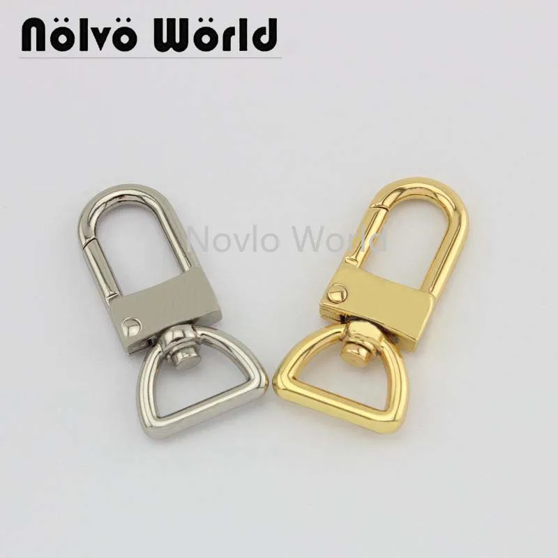

Nolvo World 5-20-100pcs 4 colors 47*15mm metal buckle for bag dog collar lobster clasps snap hooks,purse luggage tag clasp